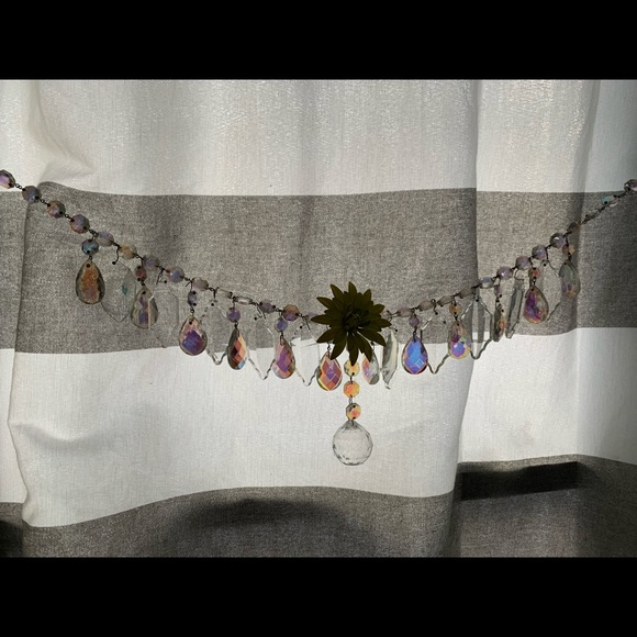 Antique & Vintage Crystal Glass Prism Sun Catcher/Window Ornament - Picture 2 of 6